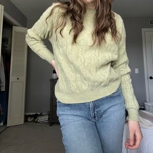 SAGE GREEN WOOL SWEATER!!🍄